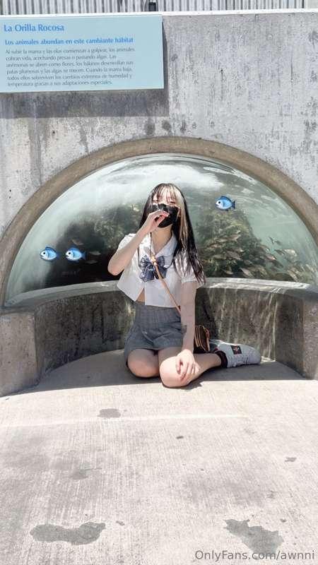 what's cuter? me in or out of this uniform?? c: i could show..