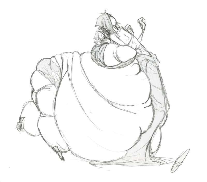 Belly Bumping (2 pics)