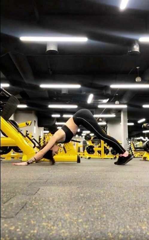 Just another day at the gym, working on my fitness and feeli..
