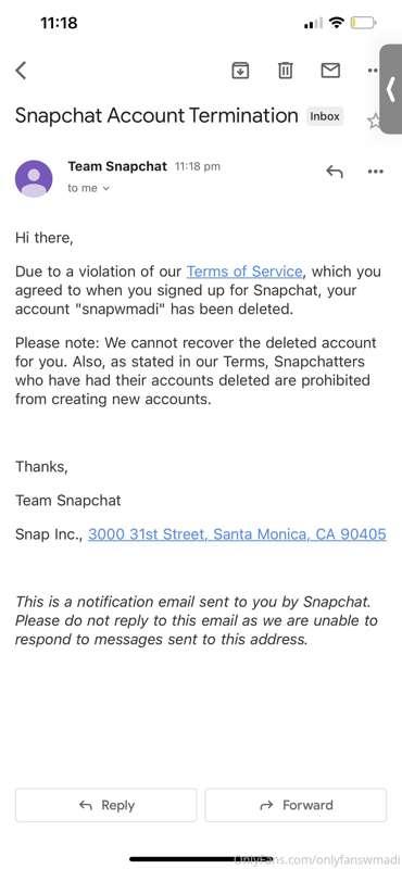 So my snap has been deleted I’m in the process of making a n..