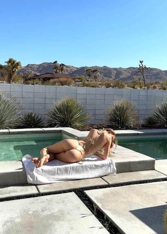 the perfect place to sunbathe! would you help me put on suns..