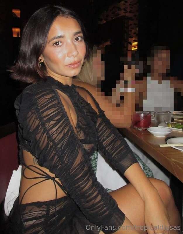 Casual night out ;) I love eating at Asian restaurants, hbu?