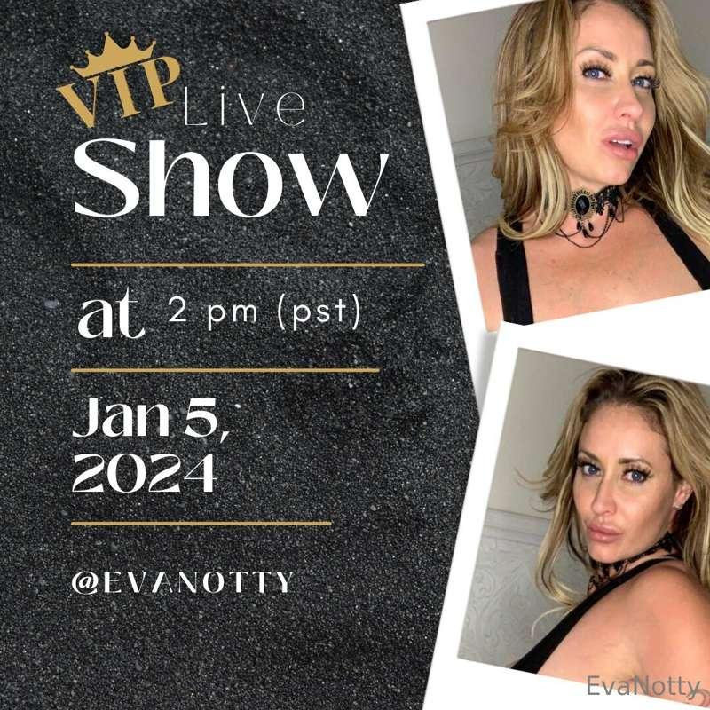 🎥 LIVE SHOW 🎥

Join me on my VIP page ( @evanotty ) for a 🔥H..