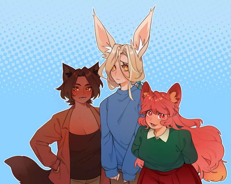 sneaky peeky foxtrot art :)