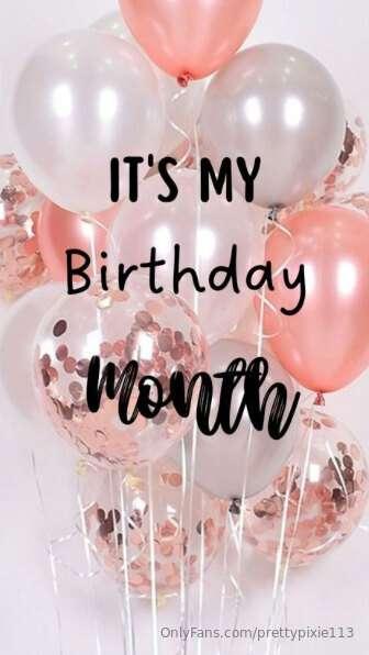 Wish me a happy birthday by sending me something off my wish..