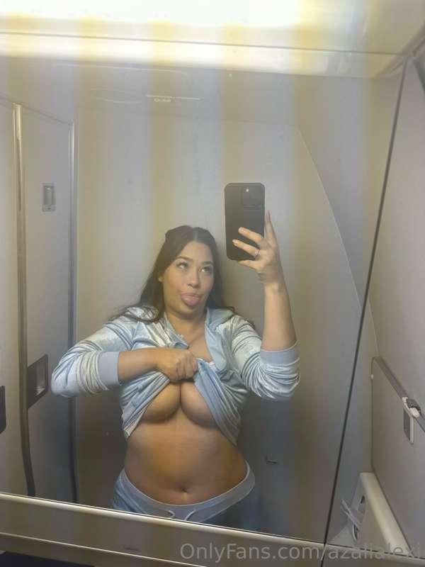 join the mile high club with me 😘 🙈