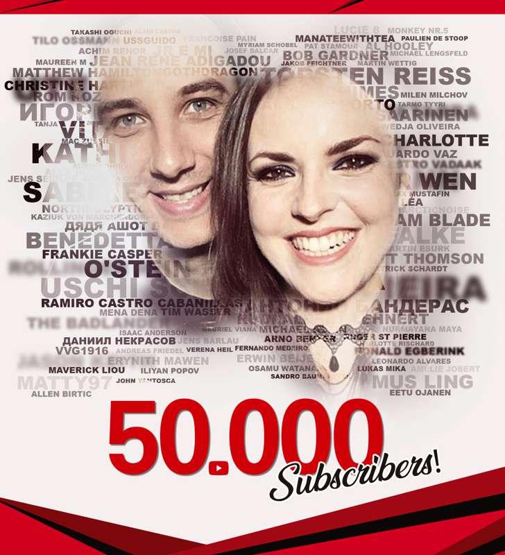 50.000 Subscribers on YouTube!