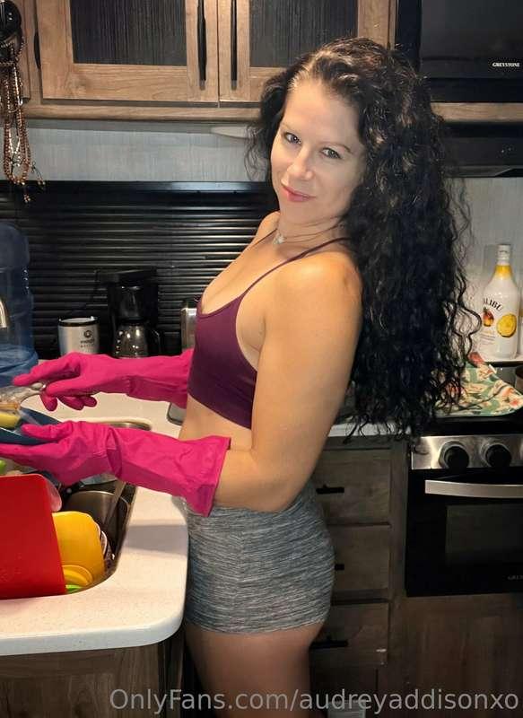 After the dishes are done, what should we do?