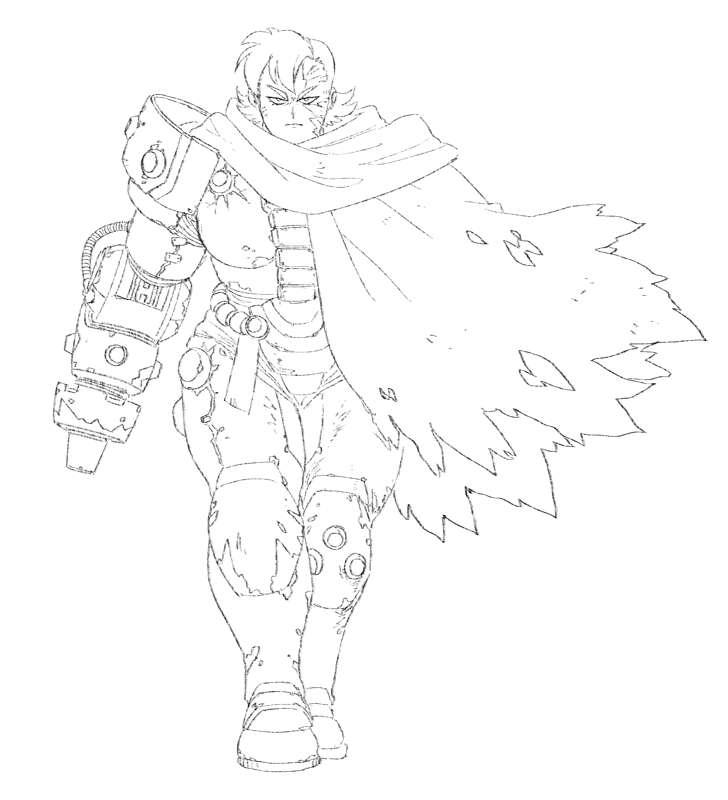 Domitia (Lineart)