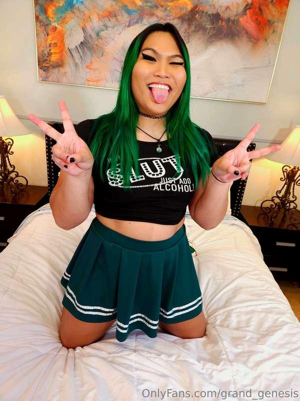 God, its so fun to show off my small titties to you!! It's l..