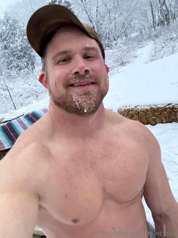 Can’t wait to show you how I got these icicles on my face 🥶 