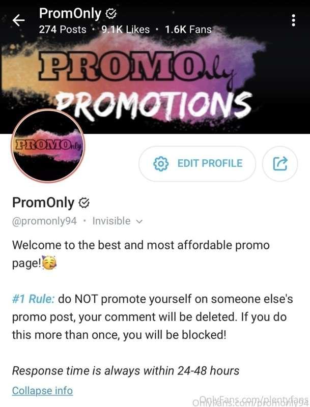 @promonly94
***Fans and creators***--SUBSCRIBE to the most a..