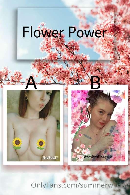 🏆 FLOWER POWER 🏆 Quarter-Finals   A: @jellica27 B: @dontmake..