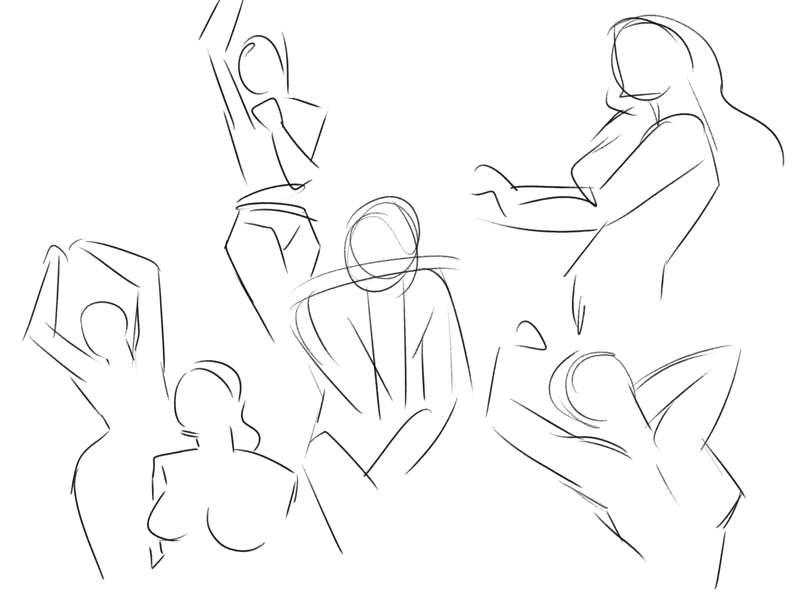 some warmup gestures