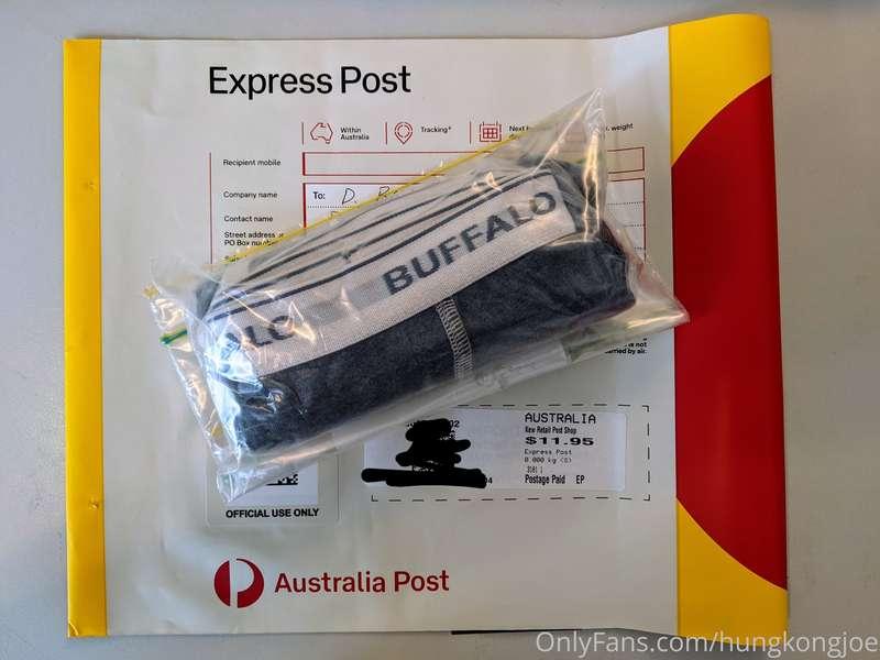 Mailing this pair of undies off. 
Wondering... anyone else i..