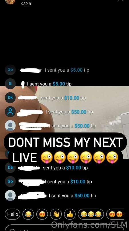 Are you joining my next LIVE ? 💕😜