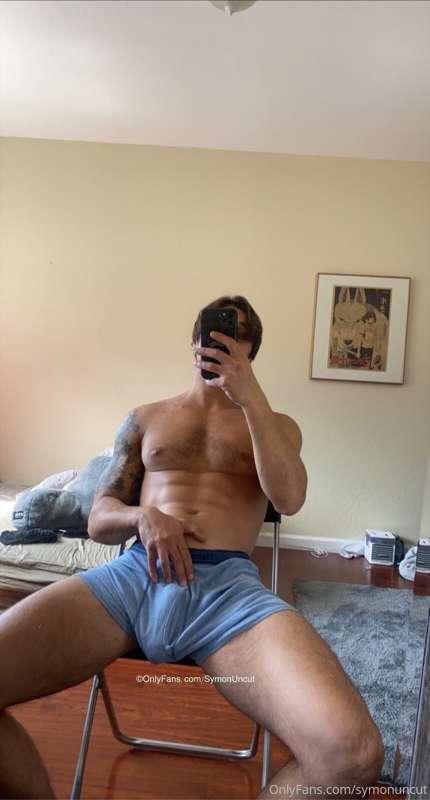 Morning wood was about to bust out my boxers today