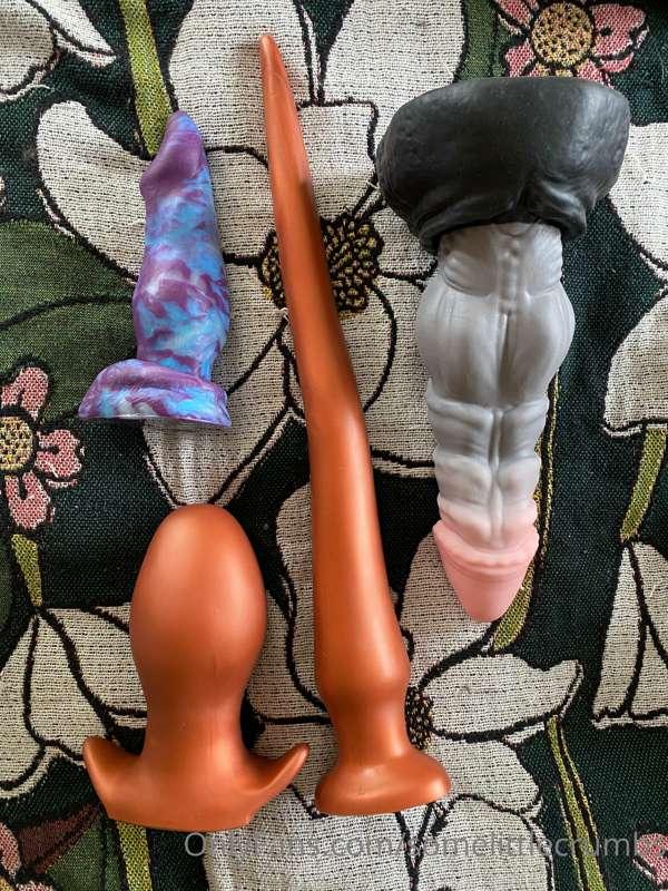 Two new toys, just in time for the all out anal bananza! How..