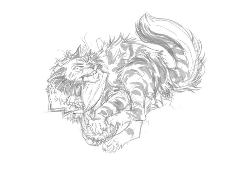 Cats in fanarts