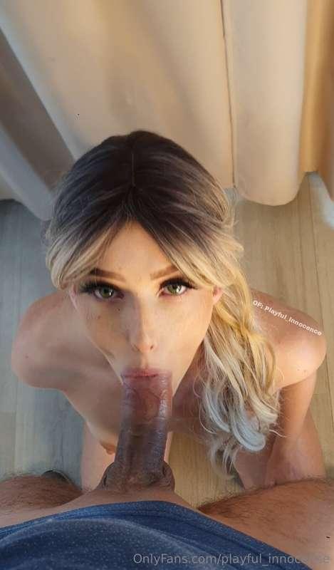 Would you let me suck your cock? 😈