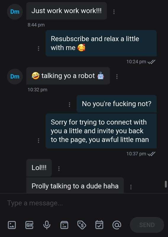 Rant alert: I'm the only person who ever answers messages, p..
