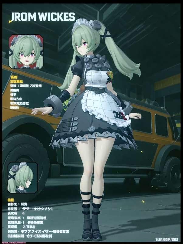 [Main reQuest] Corin Wickes of Zenless Zone Zero Sexy Poses [Gen 2.5]