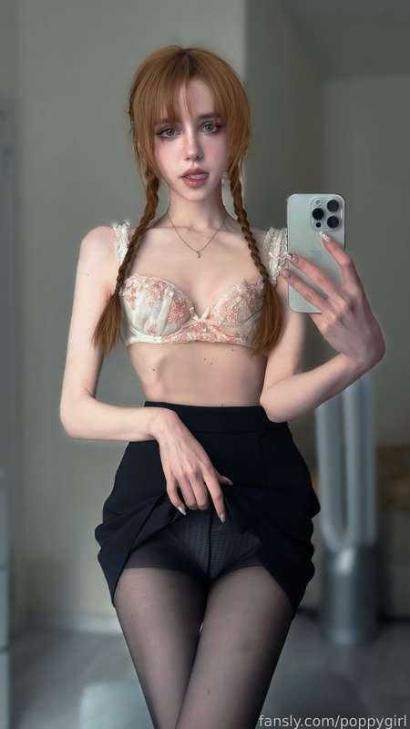 Hey, do you mind me touching you like this with my feet? 🐾


#fyp #selfie #redhead #longhair #pale #young #petite #smalltits #small