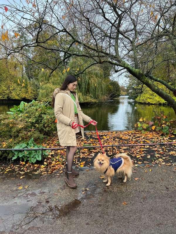 i had such a long day walking my dog & feeding squirrels!! I..