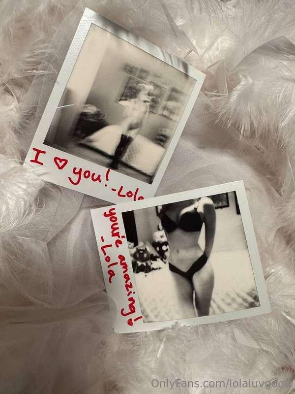 I've been having so much fun taking polaroid nudies for my m..