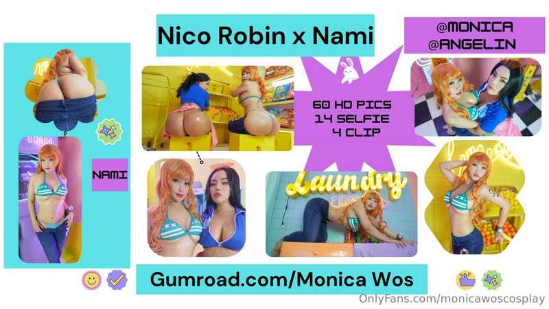 [HD] One Piece - Nico Robin x Nami (60 HD + 14 SF+ 4 clips) ..