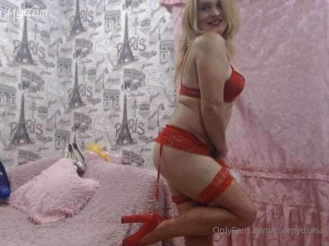 do you like it when mommy puts on sexy lingerie and tries to..