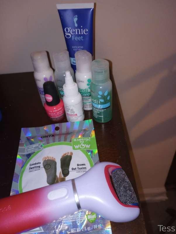 This is what I've gotten so far so I can get my feet looking..