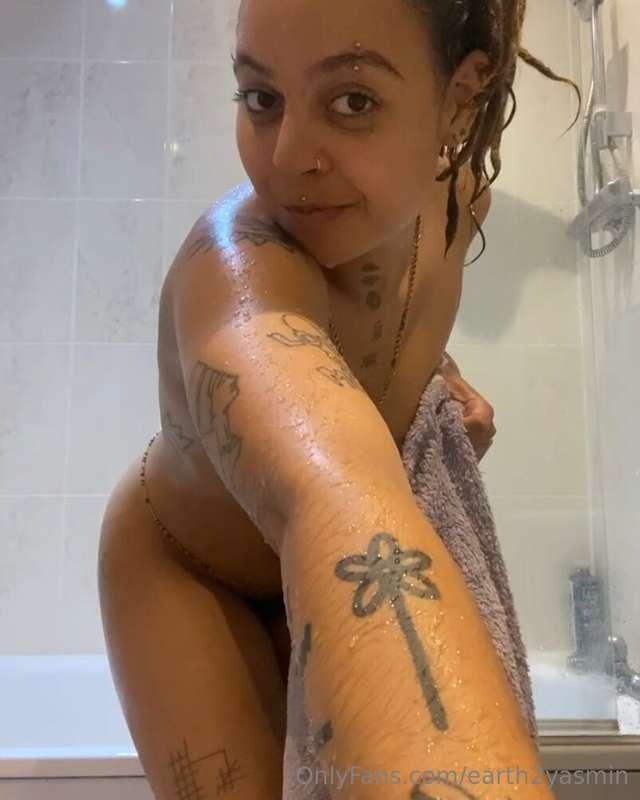Freshly showered and wishing I had someone to help reach my ..