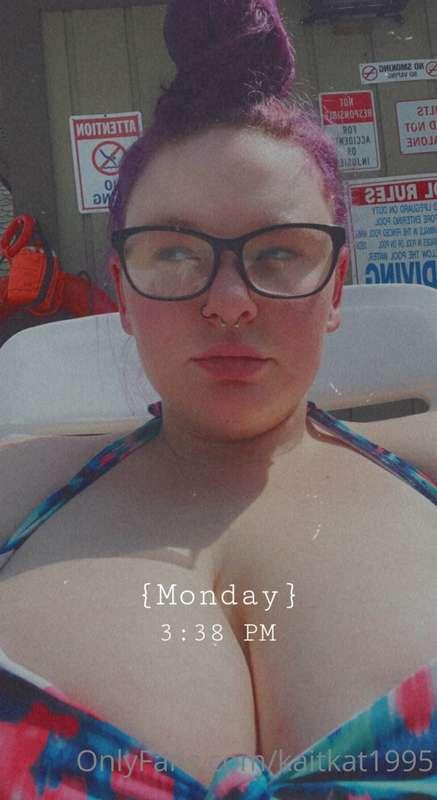 I was off work Monday and spent the day at the pool