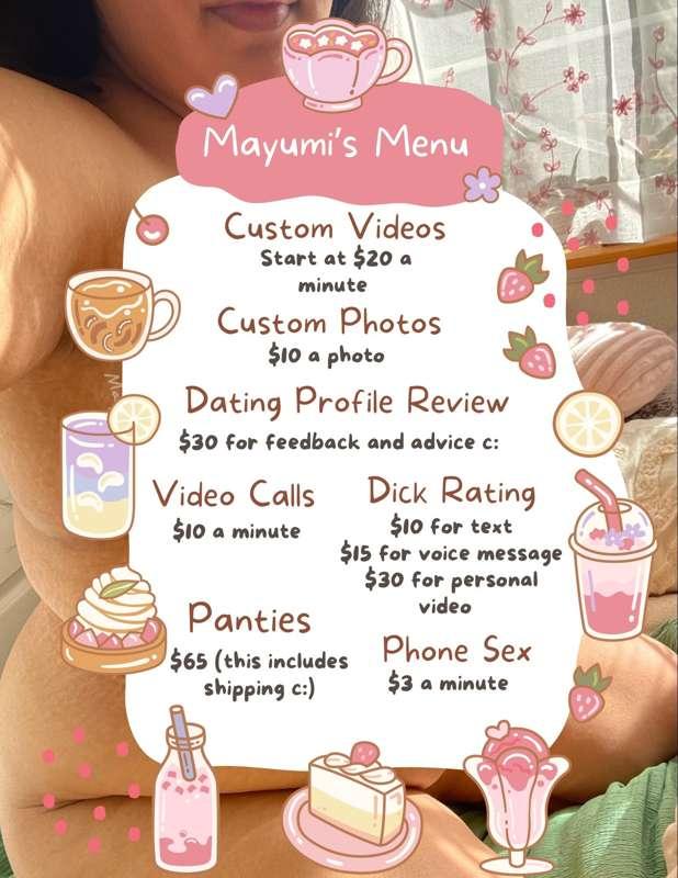 ♡ Updated Custom Request Menu ♡