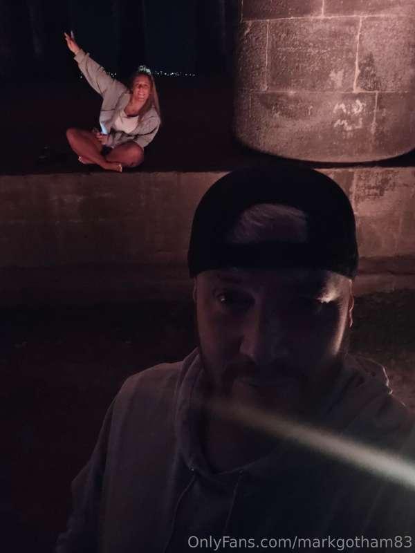 @ellamurphy5 and I filmed some late night content out in the..