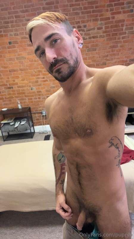 Can’t a pup just be naked all day instead of work? 