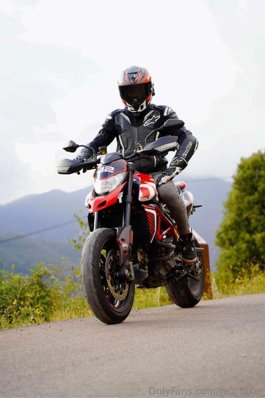 red_biker image #0