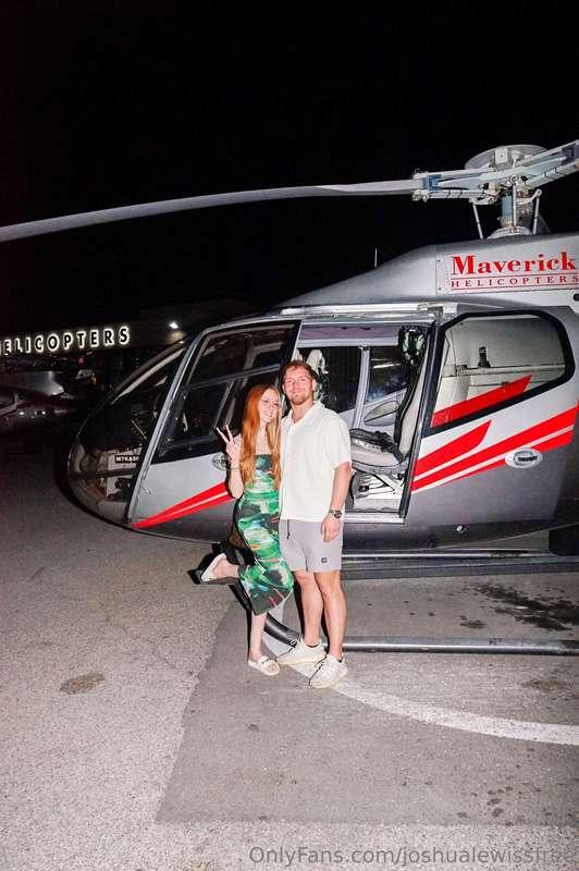 Went for a helicopter ride with @queennkaitlynn 😈