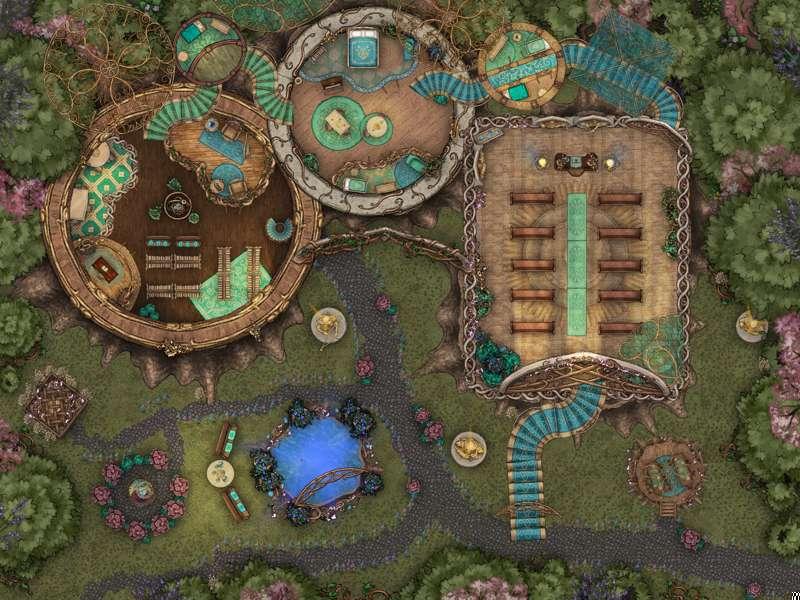 Elven Temple & Priestess Quarters