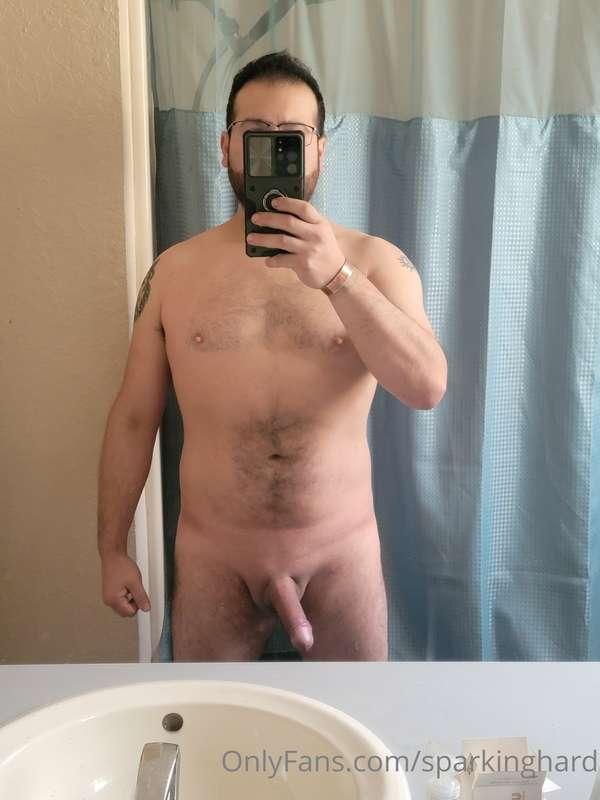 Off work and jumping in the shower, you should join me