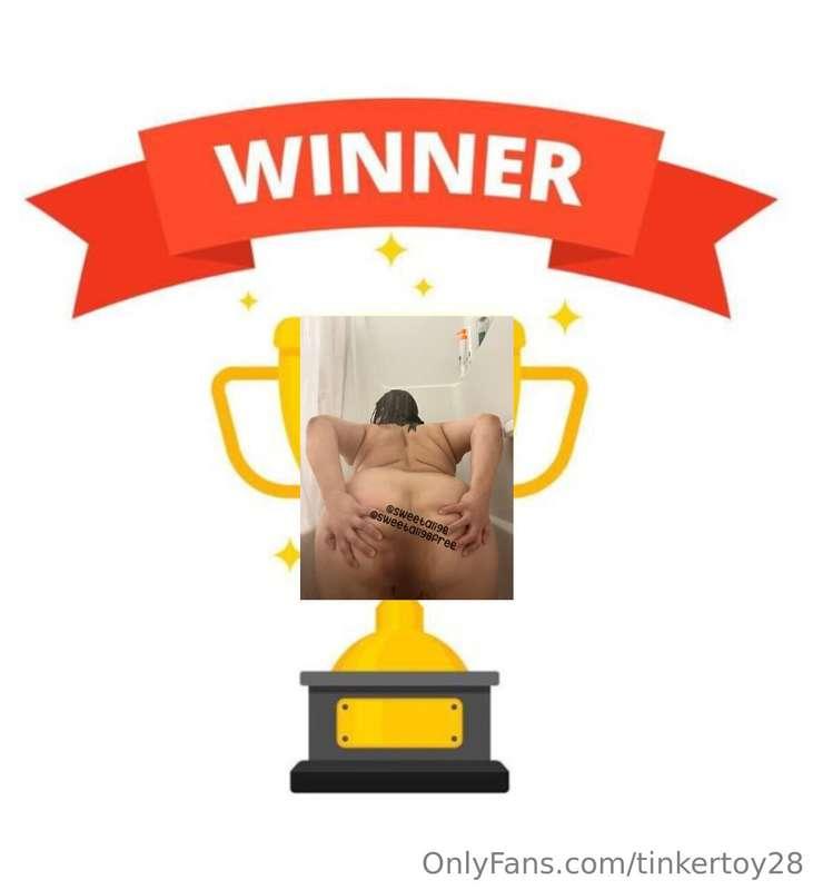 EVERYONE’s a winner but the BIG WINNER IS….
@sweetali98free ..