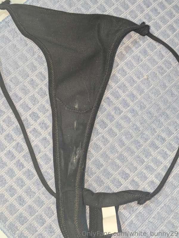 This is how my thong was yesterday after a long day 