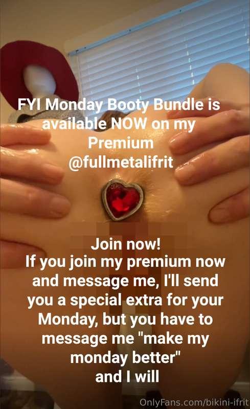 FYI join my premium @fullmetalifrit and message me "make my ..