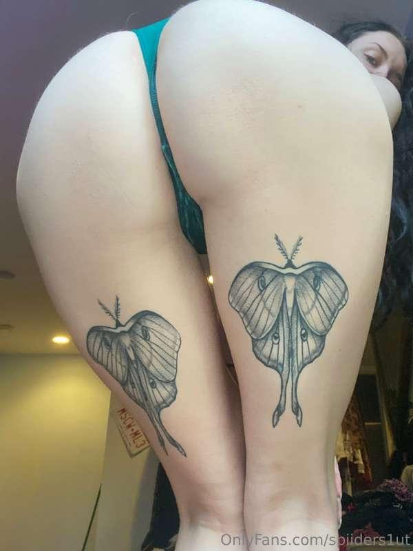 which tattoo is ur fav?? the moths or sword hehe
