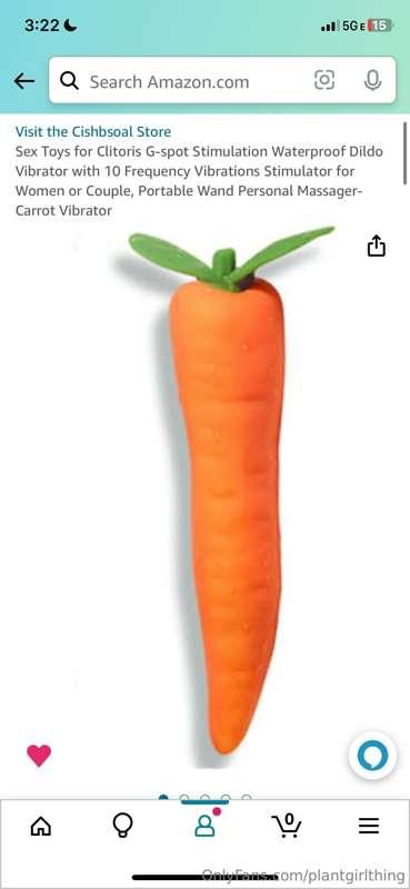 fuck it. the carrot dildo/vibrator is going on my wishlist.