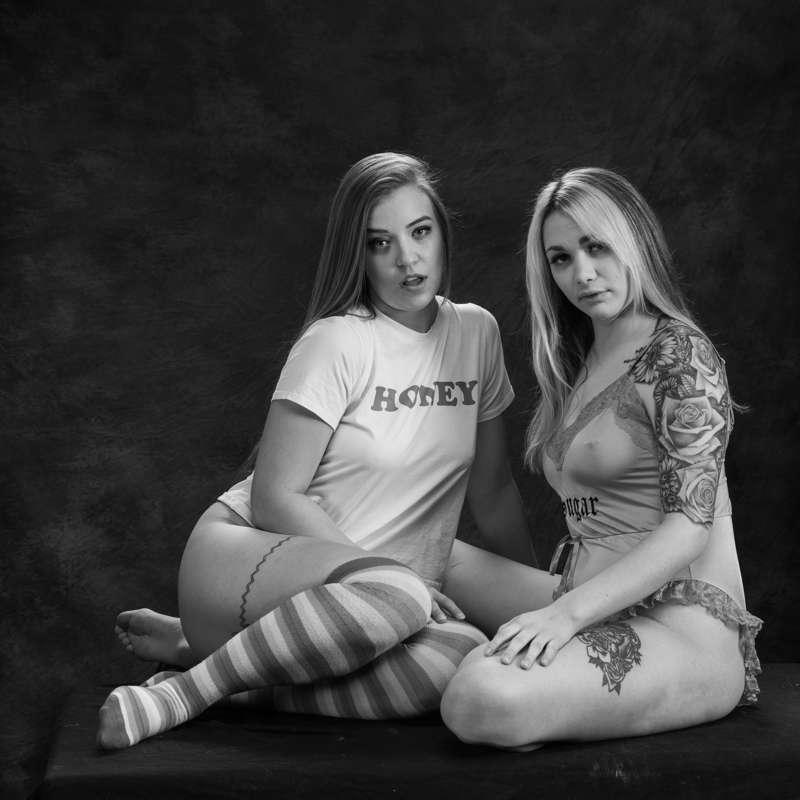 A Black and White Artistic Erotic Set