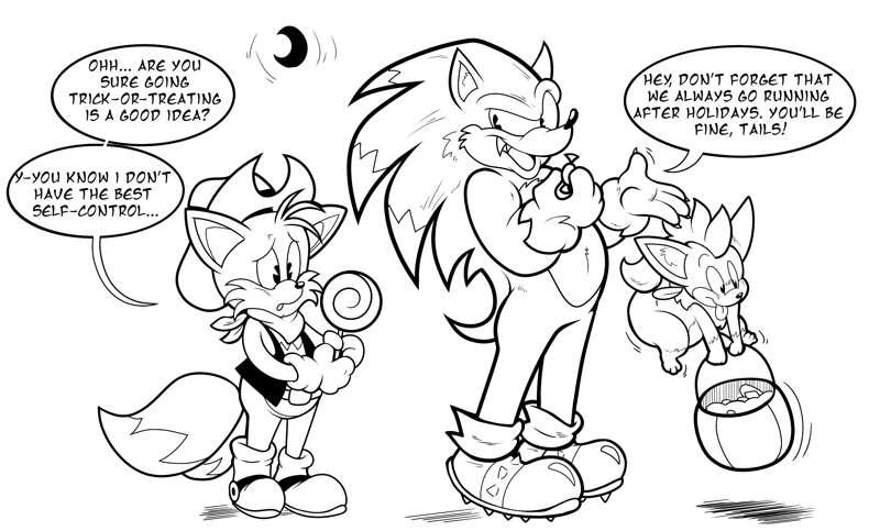 Trick-or-treating Tails! (Halloween 2023 WG sequence)