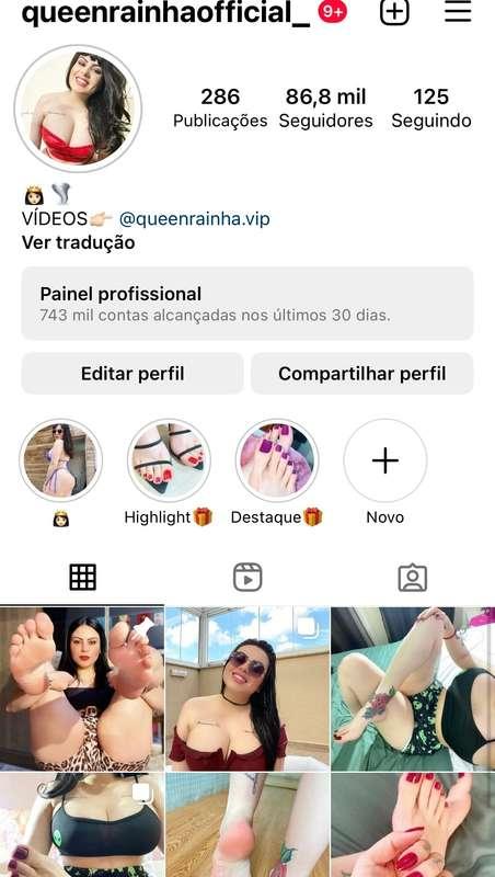 My main Instagram: queenrainhaofficial_ Follow me. Meu Insta..