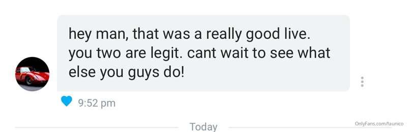Check Your Messages!
Finally did my very first Live! if you ..